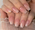 French Ombre With Glitter ( Natural Base)