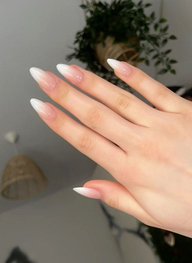 Beautiful French Ombre Natural Gelish
