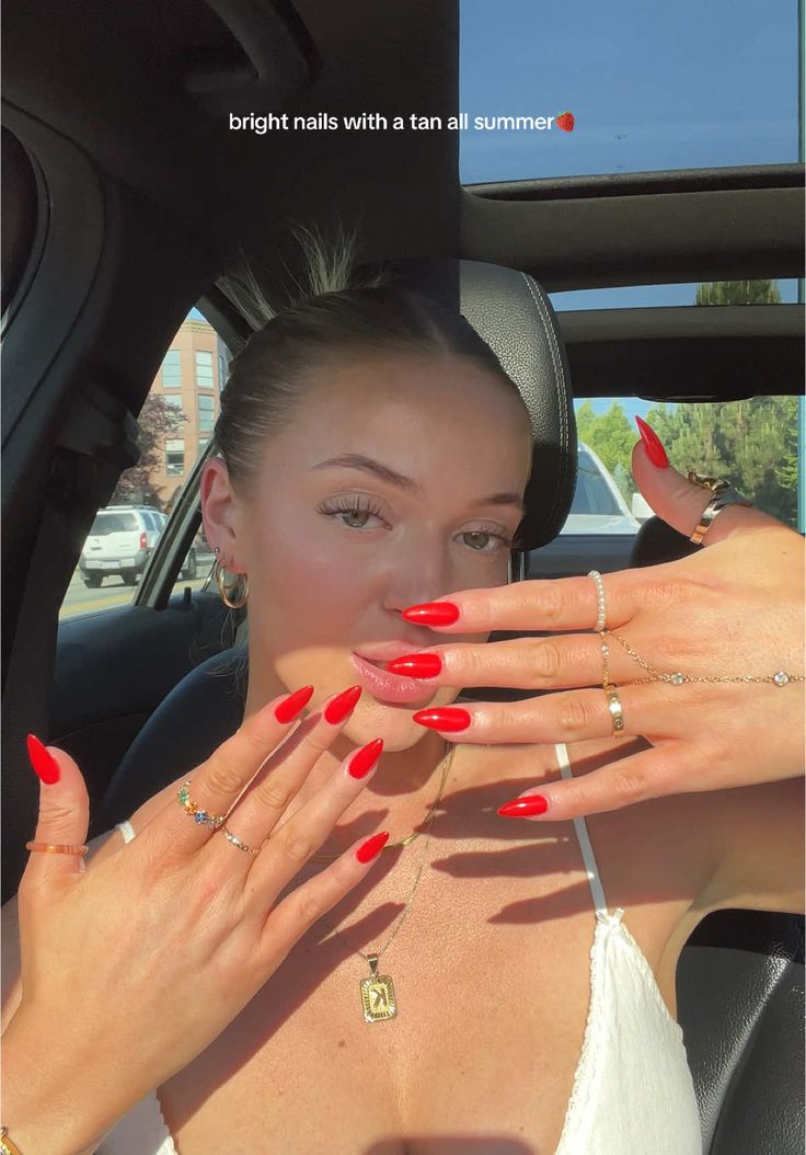 Bright Hot Red