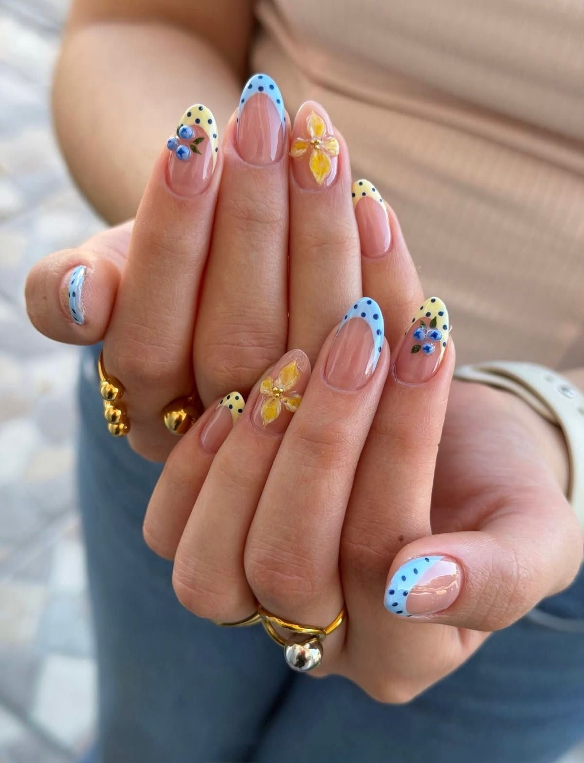 3D Berry Nails Summer Inspired