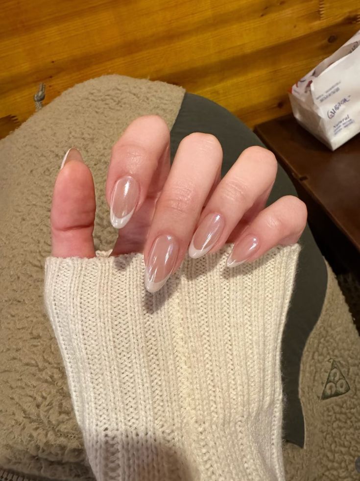 Glaze Donut Nude French Tips