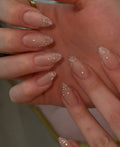 Sparkle Glittery French Tips